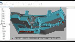 Reverse Engineering of Plastic Component in PointShape Design Software |  Mesh2CAD | Metrology