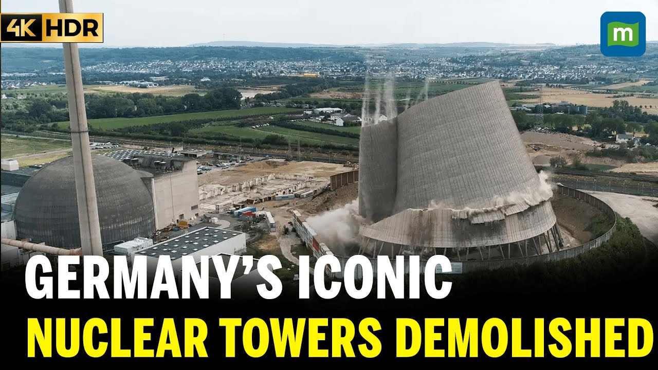 Germanys Nuclear Shut Down: Gundremmingen Cooling Towers Collapsed, Locals  Emotional
