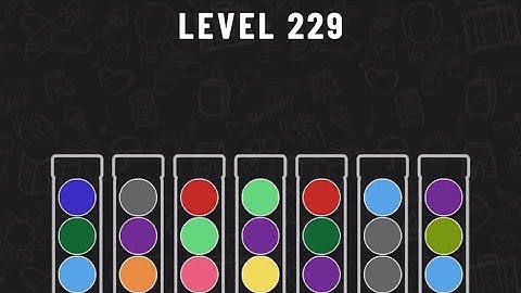 Ball Sort Puzzle Level 229 #ballsortpuzzle #ballsortpuzzlegameplay #puzzlegame #mobilegames