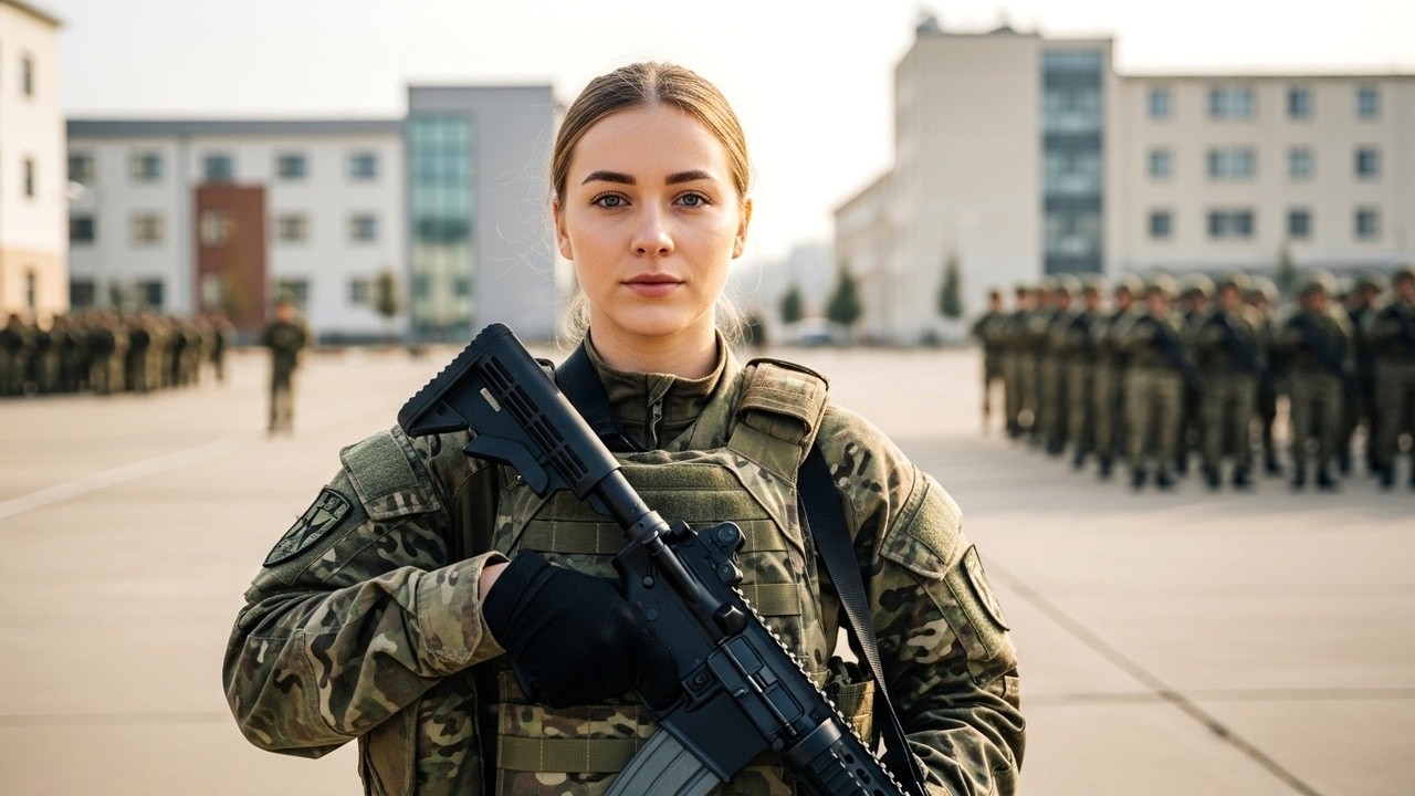 Myśleli, że jest tylko wartowniczką aż generał zasalutował i zapadła cisza nagle