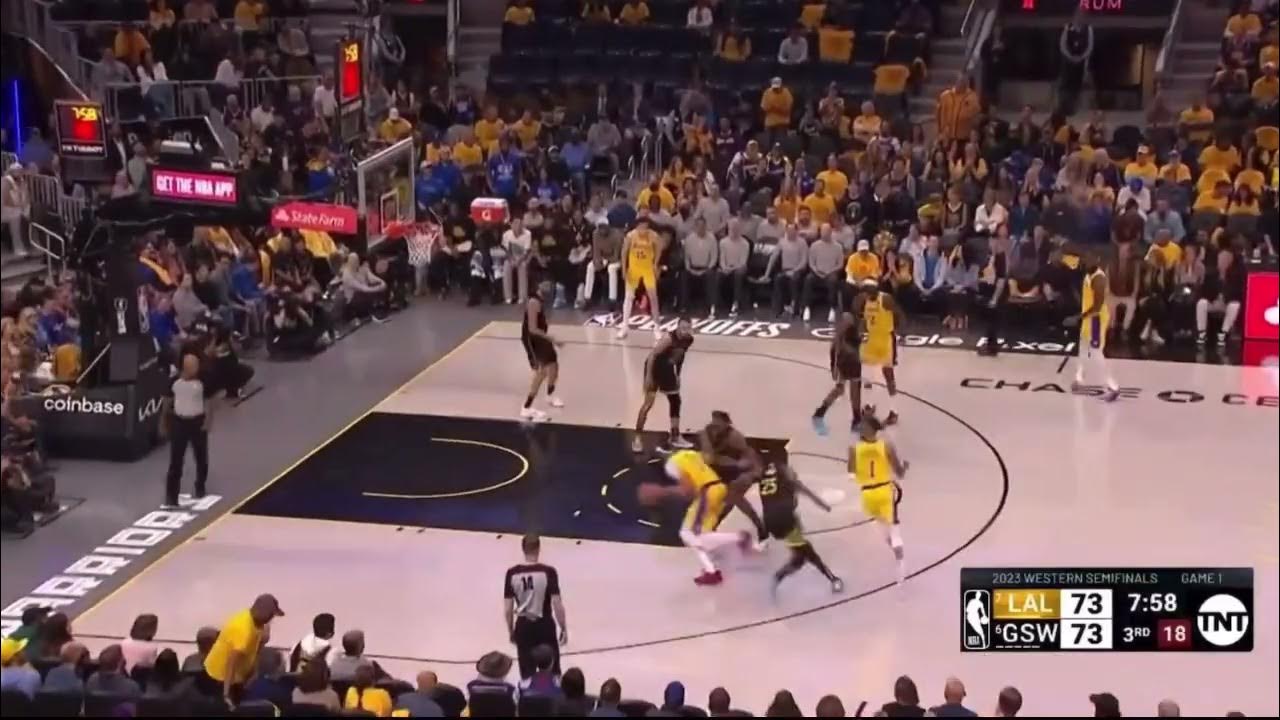 Anthony Davis Scores for the Warriors 😂😂 Lakers vs Warriors 2023 NBA Playoffs YouTube
