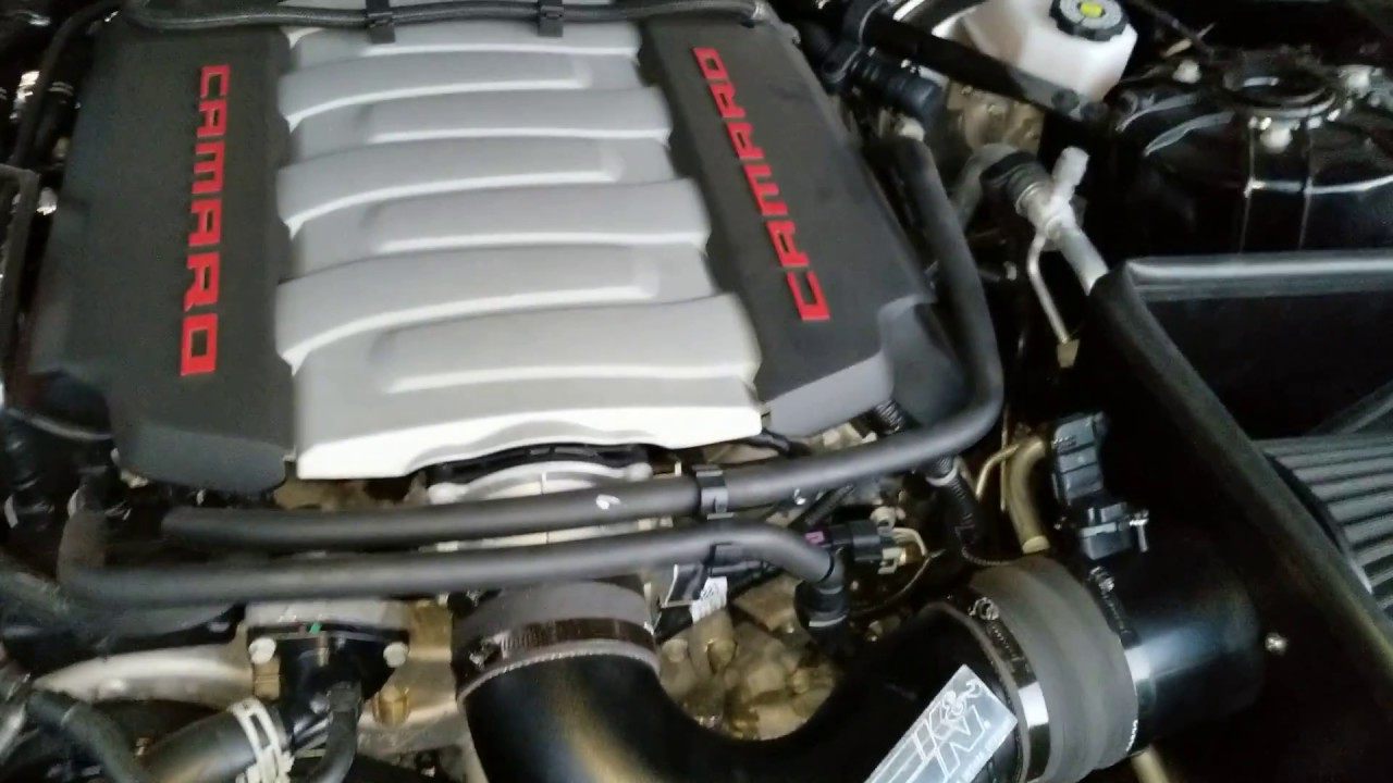 2018 redline 2SS Camaro K&N Blackhock cold air intake with revs. YouTube
