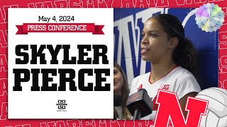 Skyler Pierce Speaks Following Husker Volleyball Debut | May 4, 2024 Interview