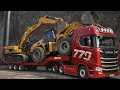 RC CONSTRUCTION IS REALISTIC! Scania 770 Heavy Equipment Transport Trailer 