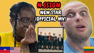 REACTION TO n.SSign (엔싸인) - NEW STAR (Official MV) | FIRST TIME HEARING NEW STAR