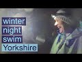 Night swim in sparth reservoir yorkshire