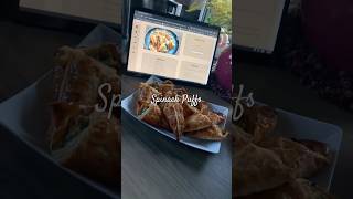 Spinach Puffs Baking Buddy #spinach #puffpastry #recipe #cooking #recipeshorts