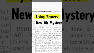 How Ufos Became “Flying Saucers” #Shorts