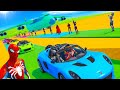 Rocket Cars Stunt Challange Vespucci Beach GTA V Mod Pro vs Noob Game 99.9%