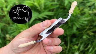 Small Drawknife, How to make by Mikhandmaker 280,810 views 6 years ago 7 minutes, 30 seconds
