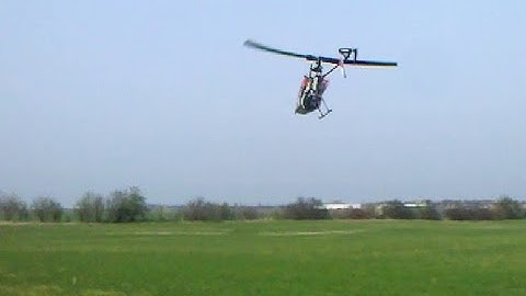 RC Heli Blade mCPX - flight, looping and crash