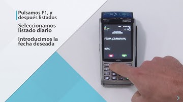 UniversalPay - ¿Cómo consultar las operaciones realizadas en tu datáfono?