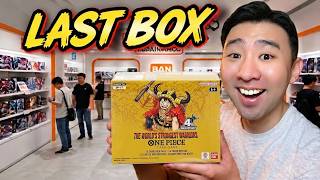 OPENING MY LAST BOX OF OP-17 FROM THE BANDAI STORE! 