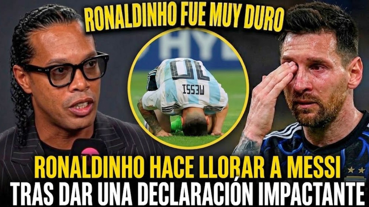 🚨LO QUE DIJO RONALDINHO SOBRE MESSI TRAS LA FINAL ARGENTINA-ESPAÑA DEL MUNDIAL 2026 | Rodri EXPLOTA