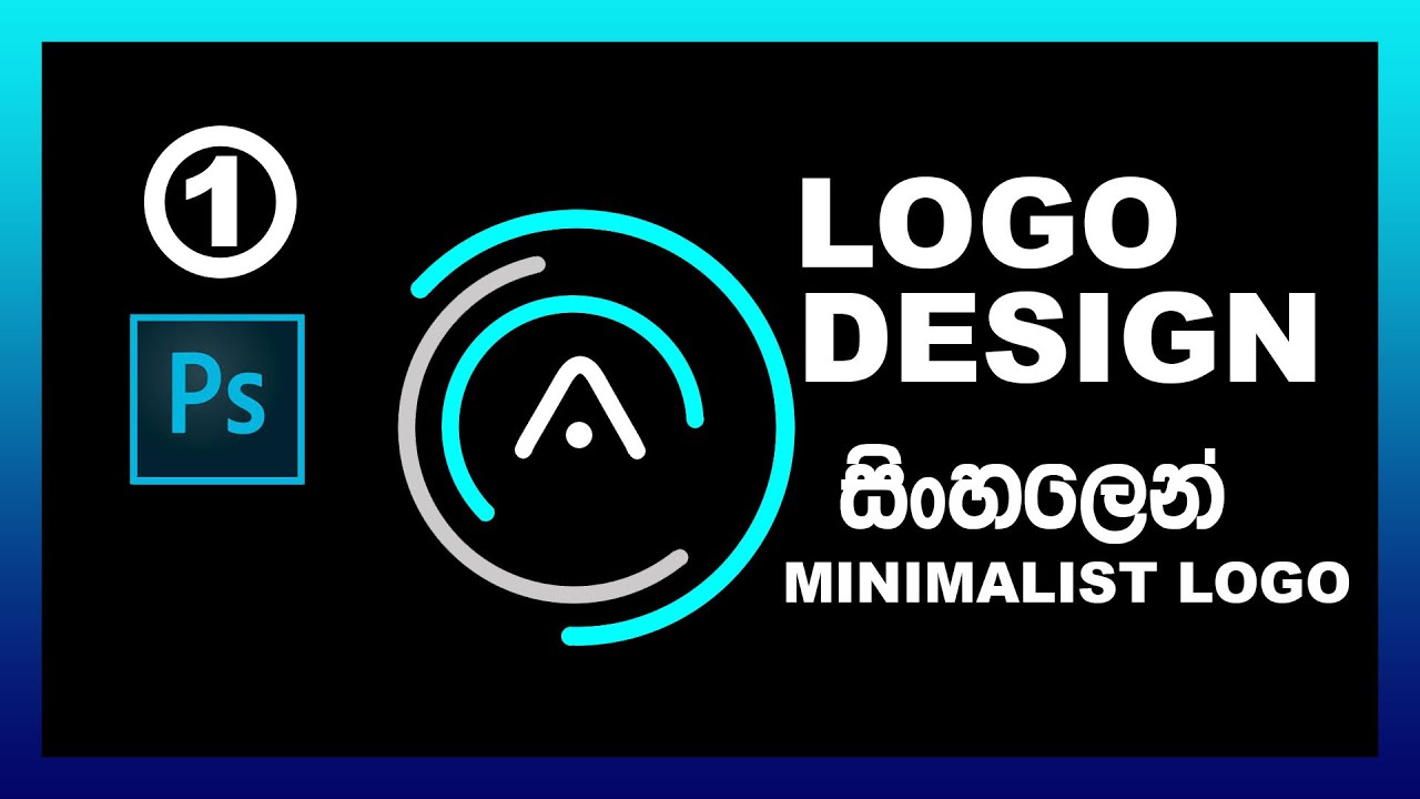 How to design logo in photoshop / Sinhala tutorial | Waruna Bro - YouTube