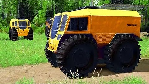 SHERP ATV All Terrain Vehicle VS Flood | Spintires Mudrunner Gameplay