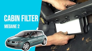 How to replace the cabin filter Megane mk2 👃