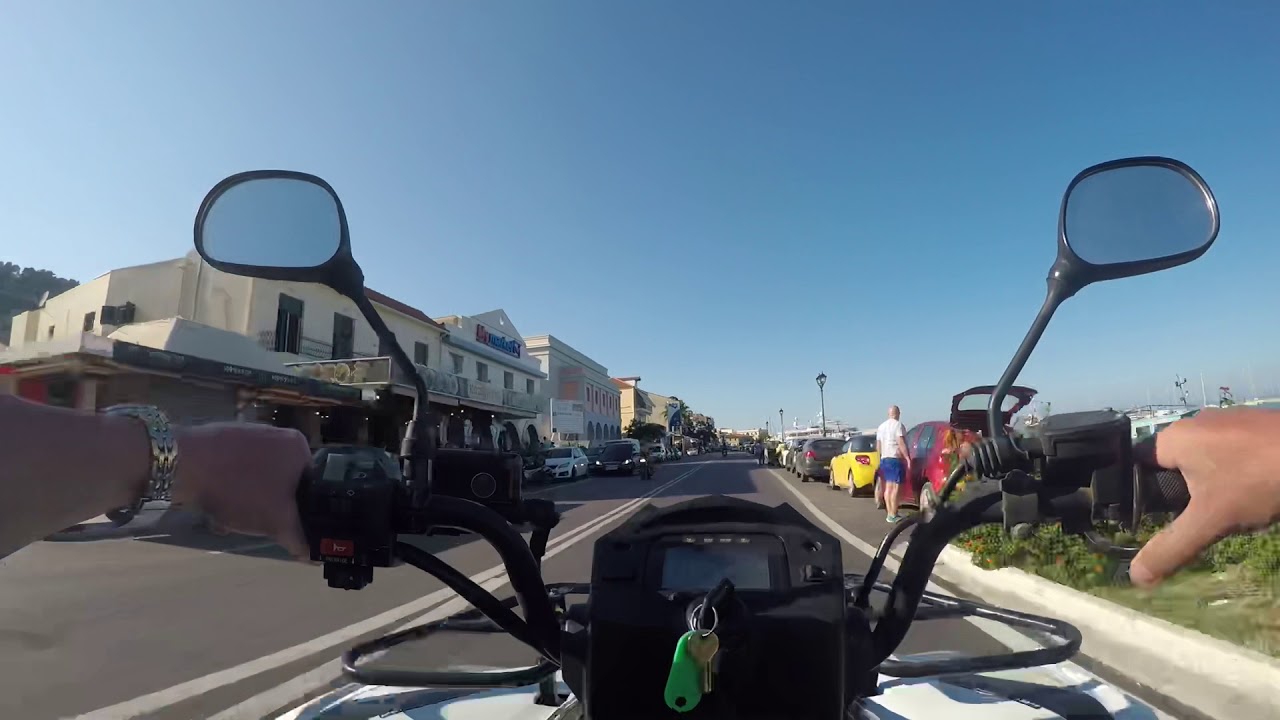 Quad biking in Zakynthos town 2018 bike hired from zanteway rentals