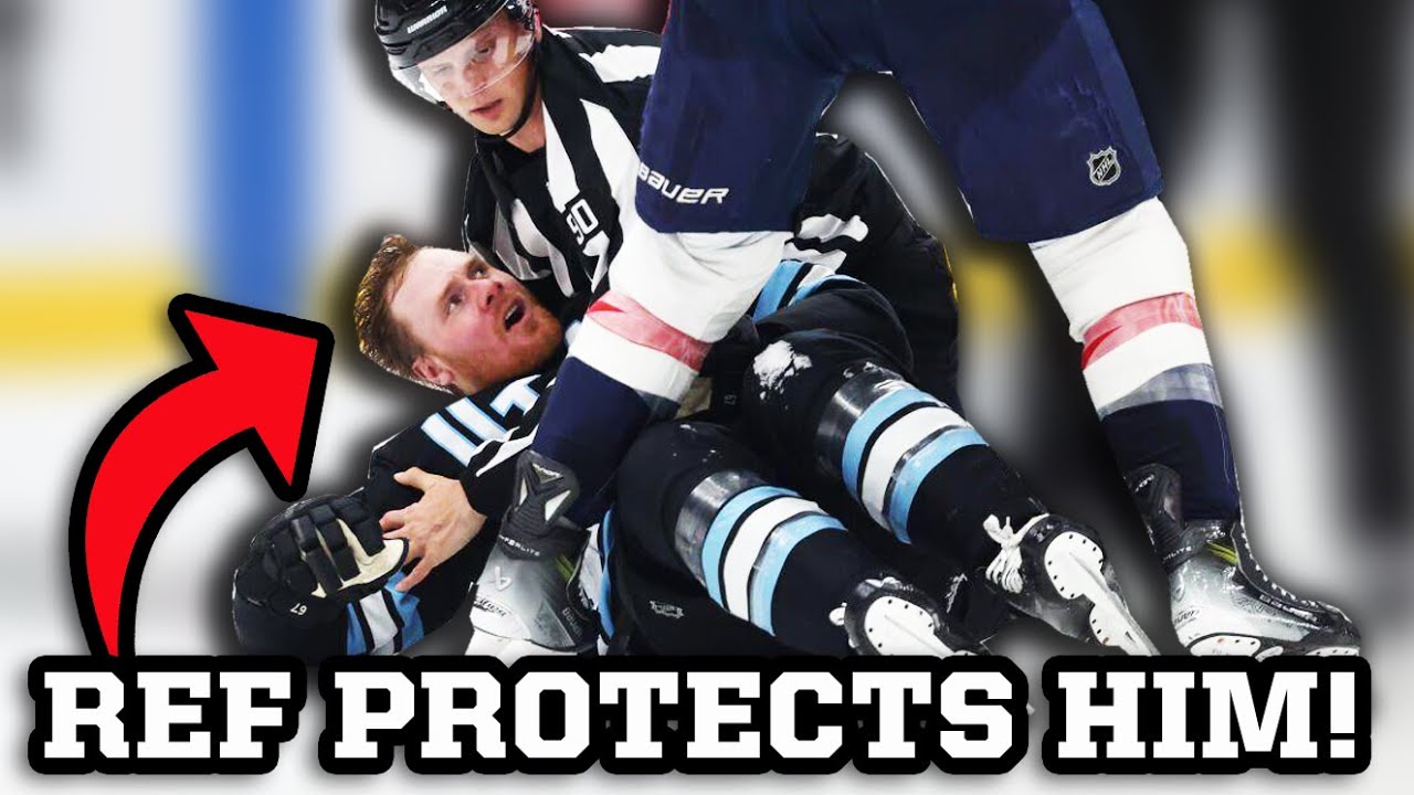Referee protects Lawson Crouse's head after Tom Wilson slams it, a breakdown