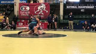 2021 NCWWC 191 Final: Sydnee Kimber (McKendree) vs. Tavi Heidelberg (King)