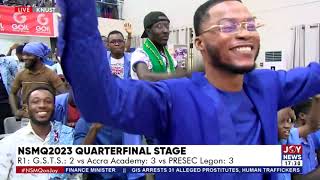 NSMQ 2023: PRESEC Legon defeats Accra Academy and GSTS to qualify for the semifinals