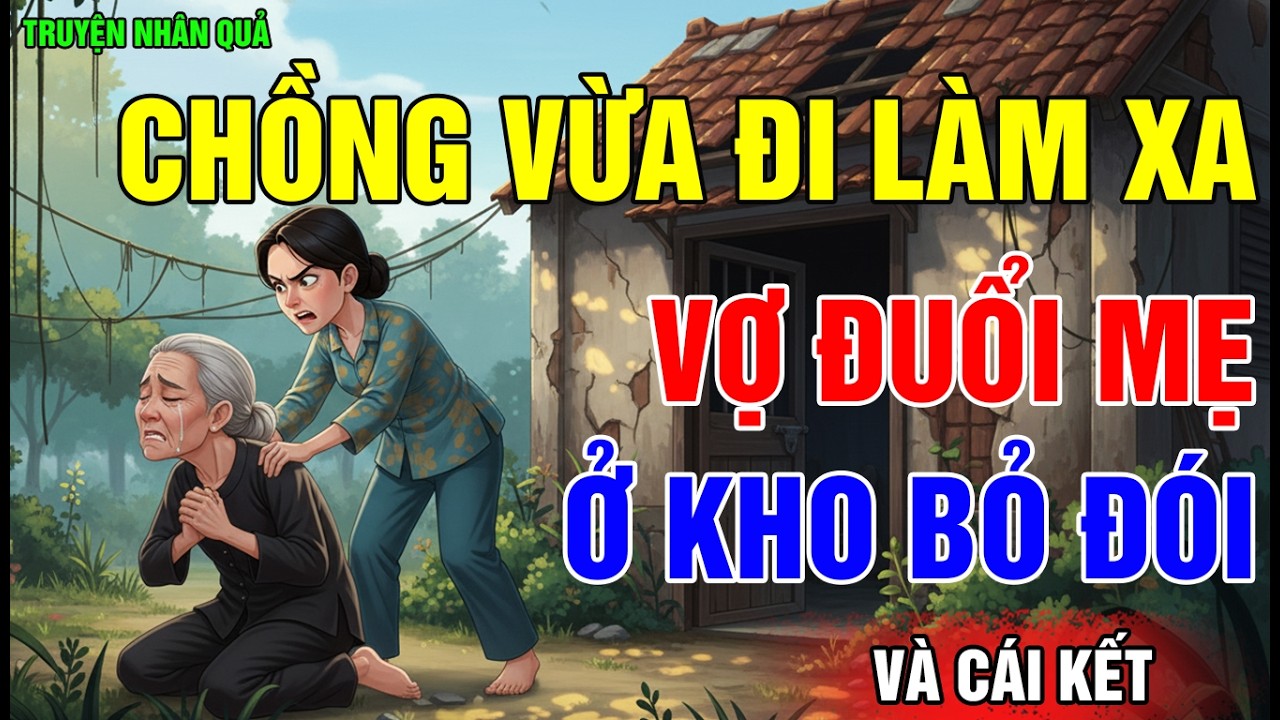 Chuyện Nhân Quả: Đuổi Mẹ Chồng Xuống Nhà Kho Bỏ Đói, Khi Chồng Vắng Nhà, Và Cái Kết