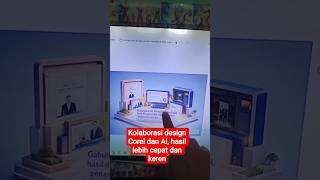 Kolaborasi design Corel dan AI, hasil lebih cepat dan keren #coreldraw #AI #tutorial #design