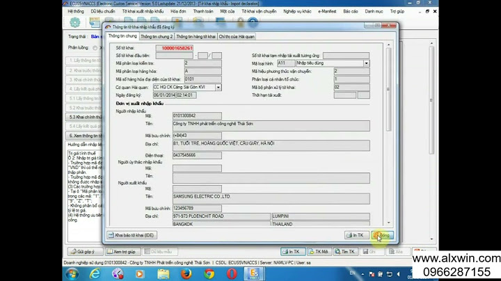 Hướng dẫn khai hải quan điện tử ecus5 năm 2024