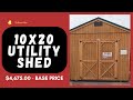 🔶🔶10X20 SHED | SINGLE DOOR | $4,675.00 - BASE PRICE | SHE SHED | MAN CAVE | FALCON SHEDS