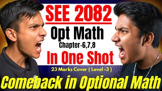 Class 10 Optional Math Chapter 6, 7 & 8 In One Shot 🔥 | Vector, Transformation & Statistics | +PYQs