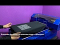 Прямая цифровая печать на черной футболке | DTG printing on black T-Shirt