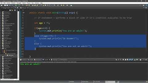 Java if statements 🚧【6 minutes】