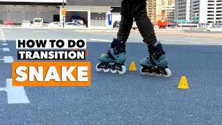 How to do Transition Snake | Slalom Skating | Tutorial