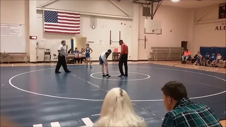 Girl vs boy wrestling, Allbritton Middle School