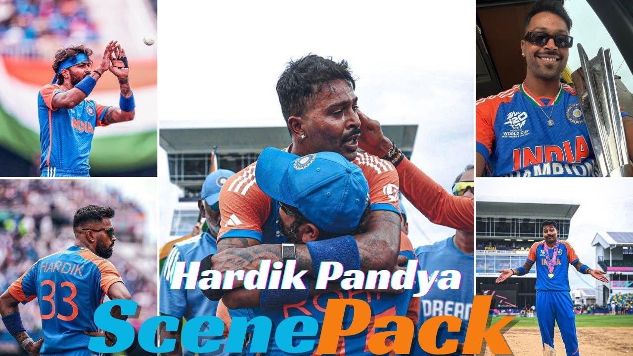 Hardik pandya 4k • Scene Pack🥶 | Hardik Pandya clips 💥 • t20 world cup clip 🏆⚡