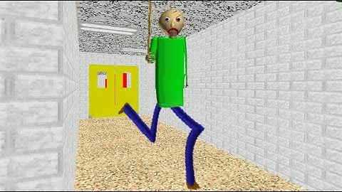BALDI CAN WALK (For Real) INSANE GLITCHED ENDING!! [Baldi