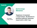 Трудовые отношения с водителями. Особенности режима рабочего времени водителей в 2021 году