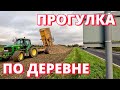 Сельская Англия в конце ноября, фермер собирает урожай сахарной свёклы. Жизнь в английской деревне.