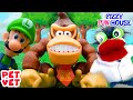 Fizzy The Pet Vet Helps Super Mario Bro&#39;s Donkey Kong | Fun Videos For Kids