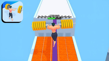 Weight Runner 3D - LV×4 All Levels SpeedRun Gameplay