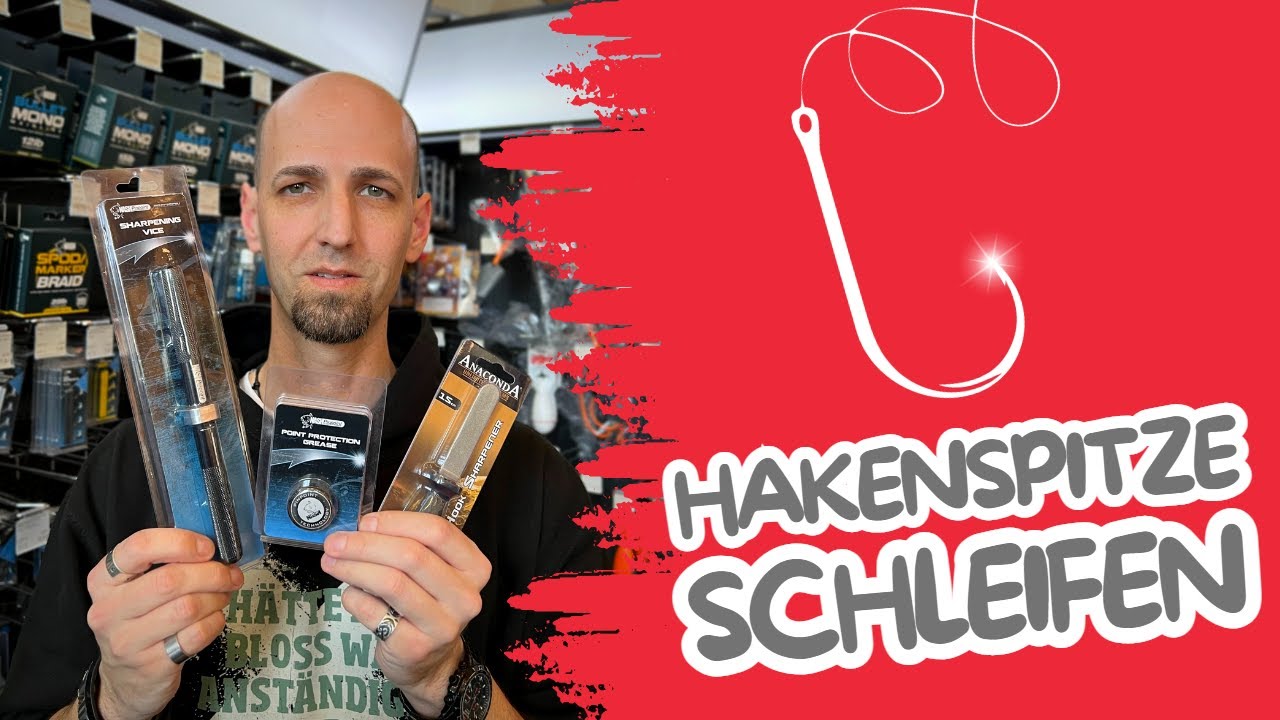 Angelhaken schrfen: Wie macht man das und was braucht man dafr?   nf77-Angelschule #07