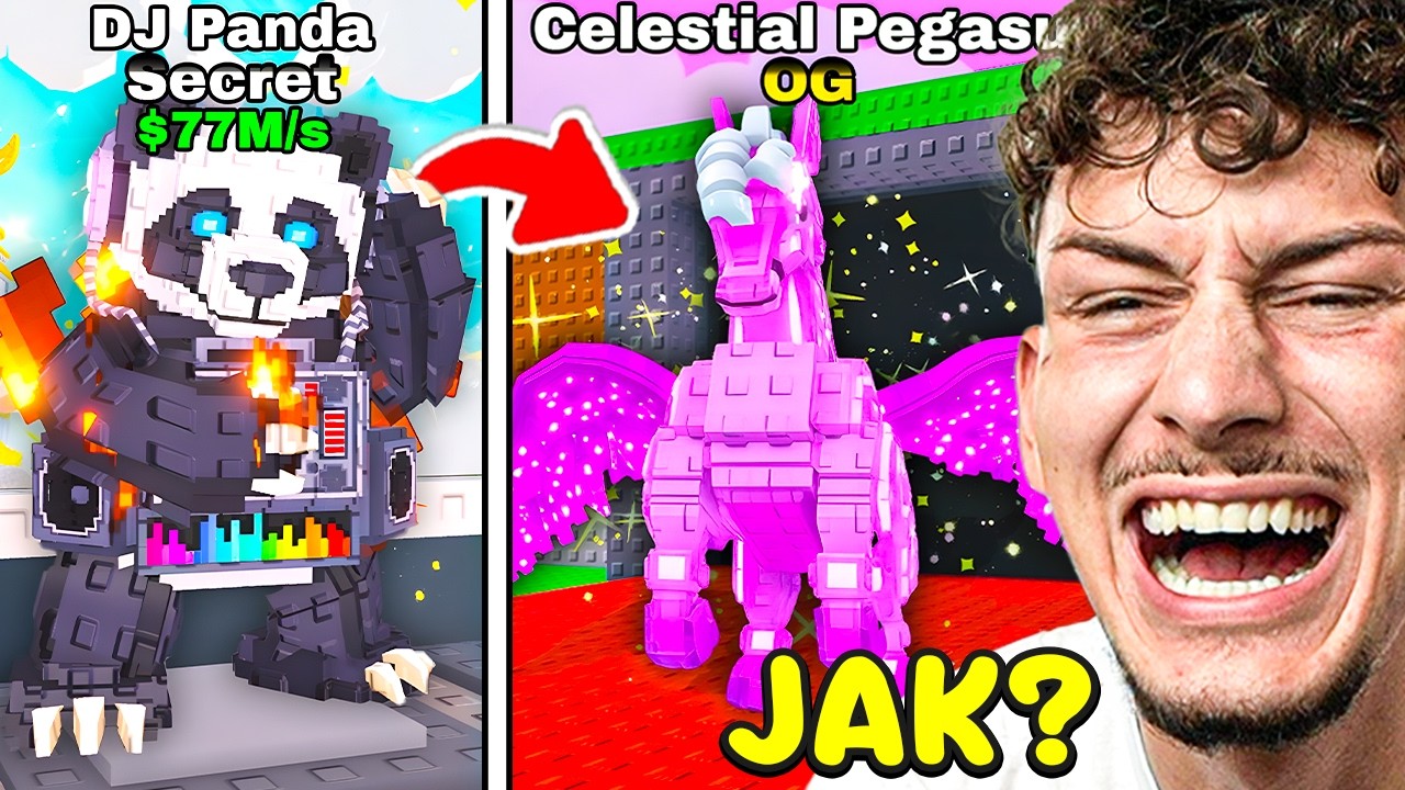 UKRADL JSEM NEJDRAŽŠÍ 0,01% PEGASUS SECRETY VE STEAL A BRAINROT!