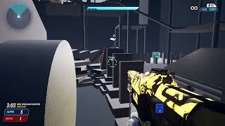 That time when Splitgate's Lazer Flag was too easy for my team to win!!