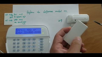 DSC NEO replace the different model wireless contact