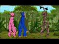 Huggy Wuggy, Kissy Wissy vs Siren Head. Poppy Play Time Animation