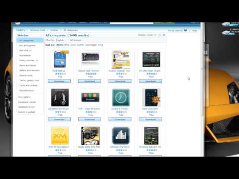 (HD) Using Gadgets in Windows 7 and Vista - My Favorites