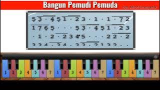 Not Angka Piano Lagu Nasional : Bangun Pemudi Pemuda - Cipt. Alfred Simanjuntak (BelajarUntukPemula)