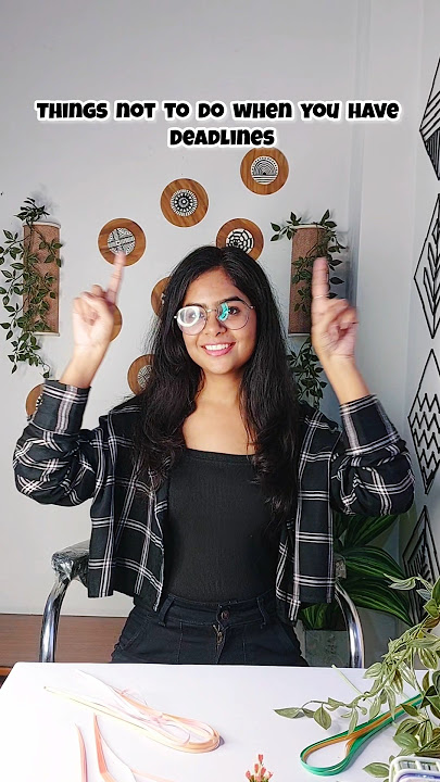 Things not to do when you got busy schedule #CRAFTER #video #craft #artist