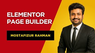 Elementor Page builder Part-02 | DYD-01 ( Department of Youth Development ) Mostafiz Shabbir