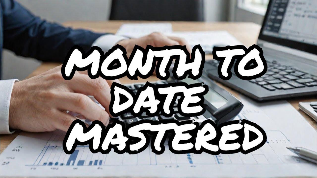 The best way to do month to day calculation in dax power bi youtube